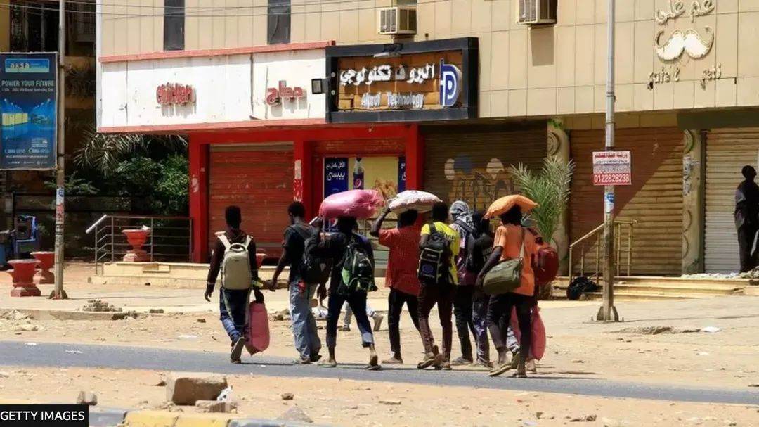 What did Khartoum city look like on the ground this weekend amid deadly clashes?